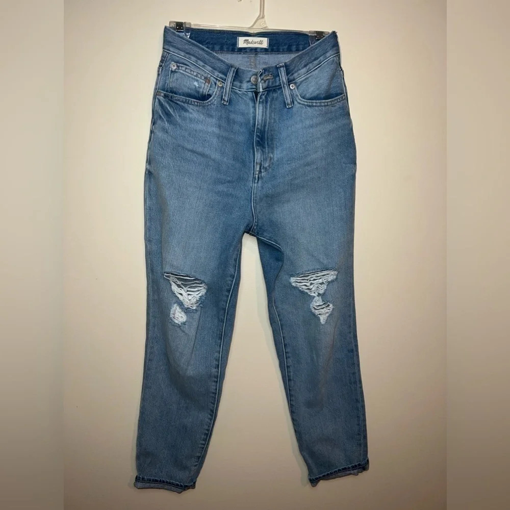 Madewell Ripped High-waist Mom Jeans